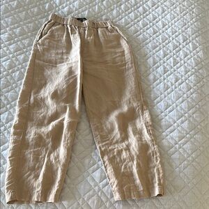 Quince Tan Ankle Pants
